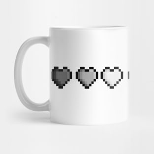 Agender Pixel Hearts Mug